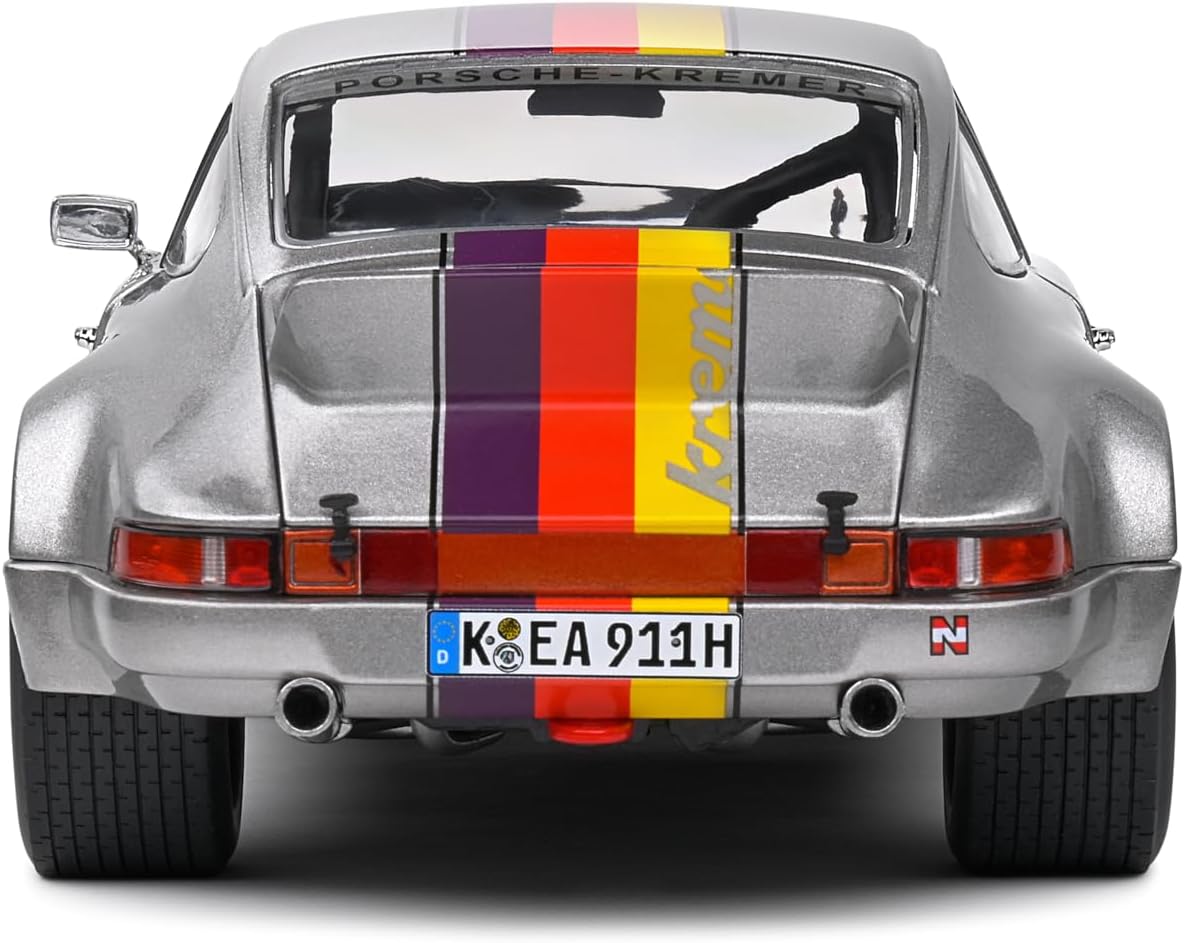 Solido 1:18 Porsche 911 RSR Kremer 1973 Silver
