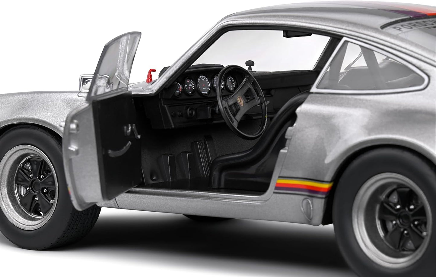 Solido 1:18 Porsche 911 RSR Kremer 1973 Silver