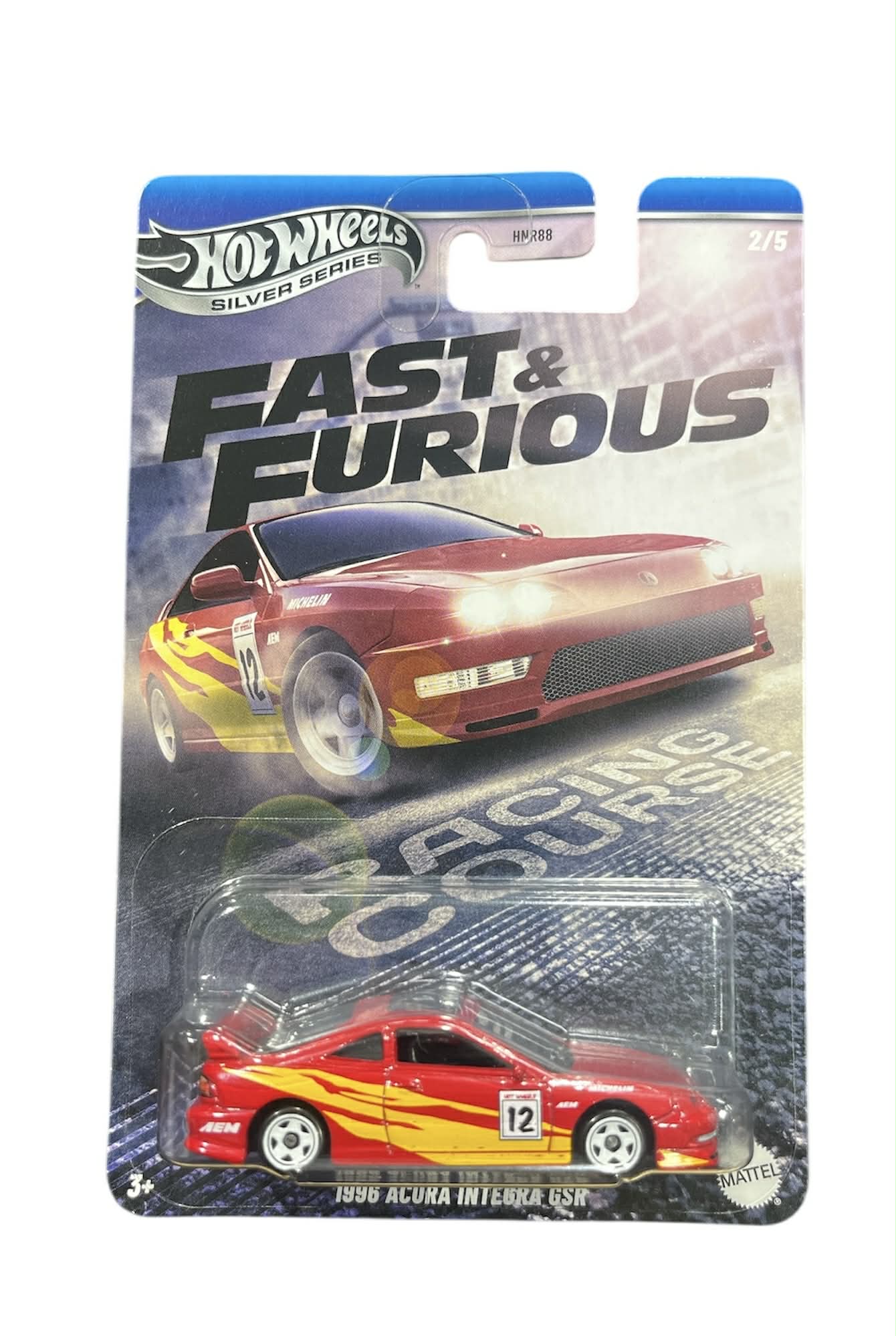 Hot Wheels Silver Series Fast & Furious - 1996 Honda /Acura Integra GSR
