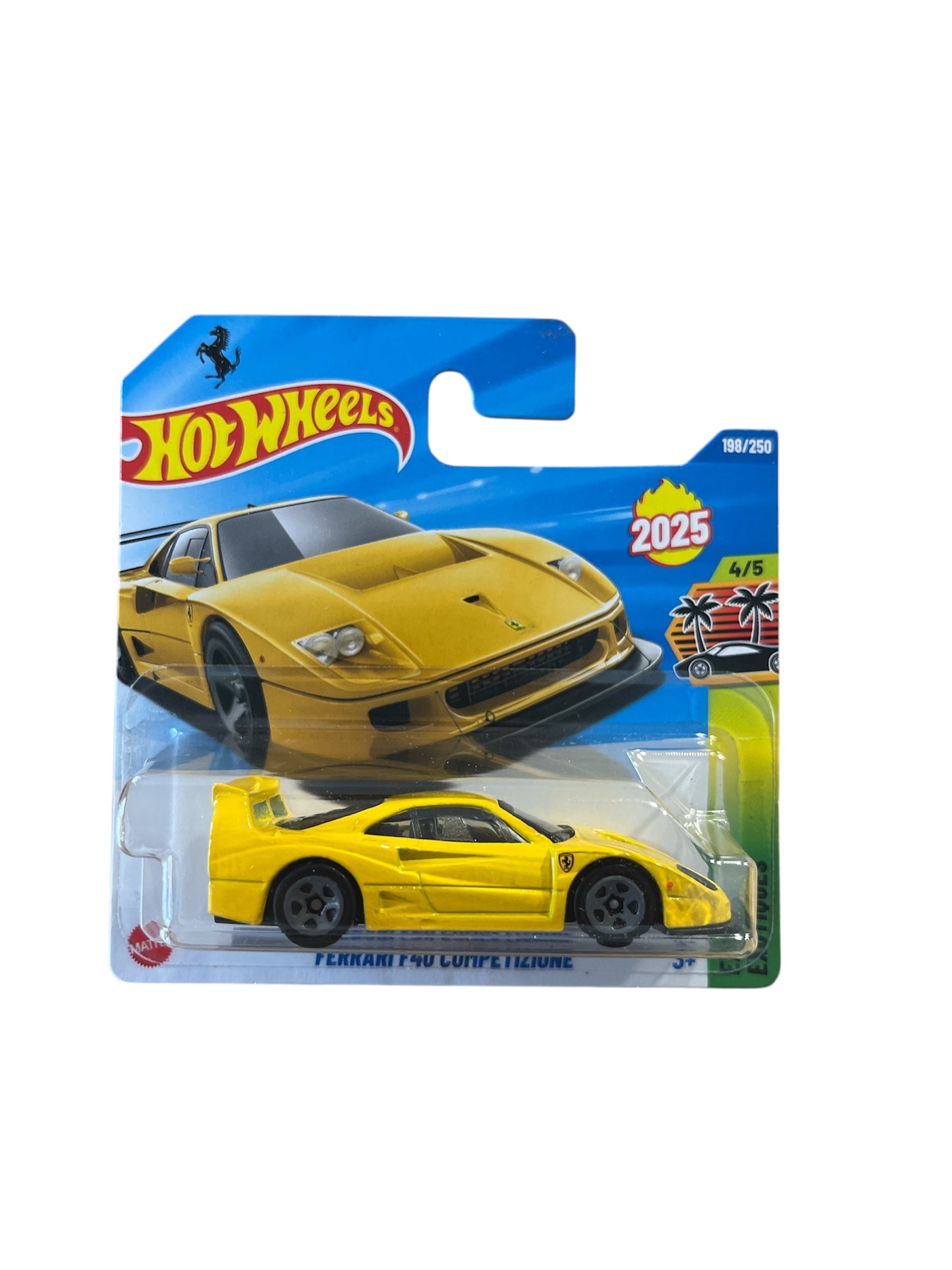 Short Card 2025 Hot Wheels Exotics - Ferrari F40