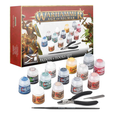 Warhammer Age of Sigmar Paints + Tools