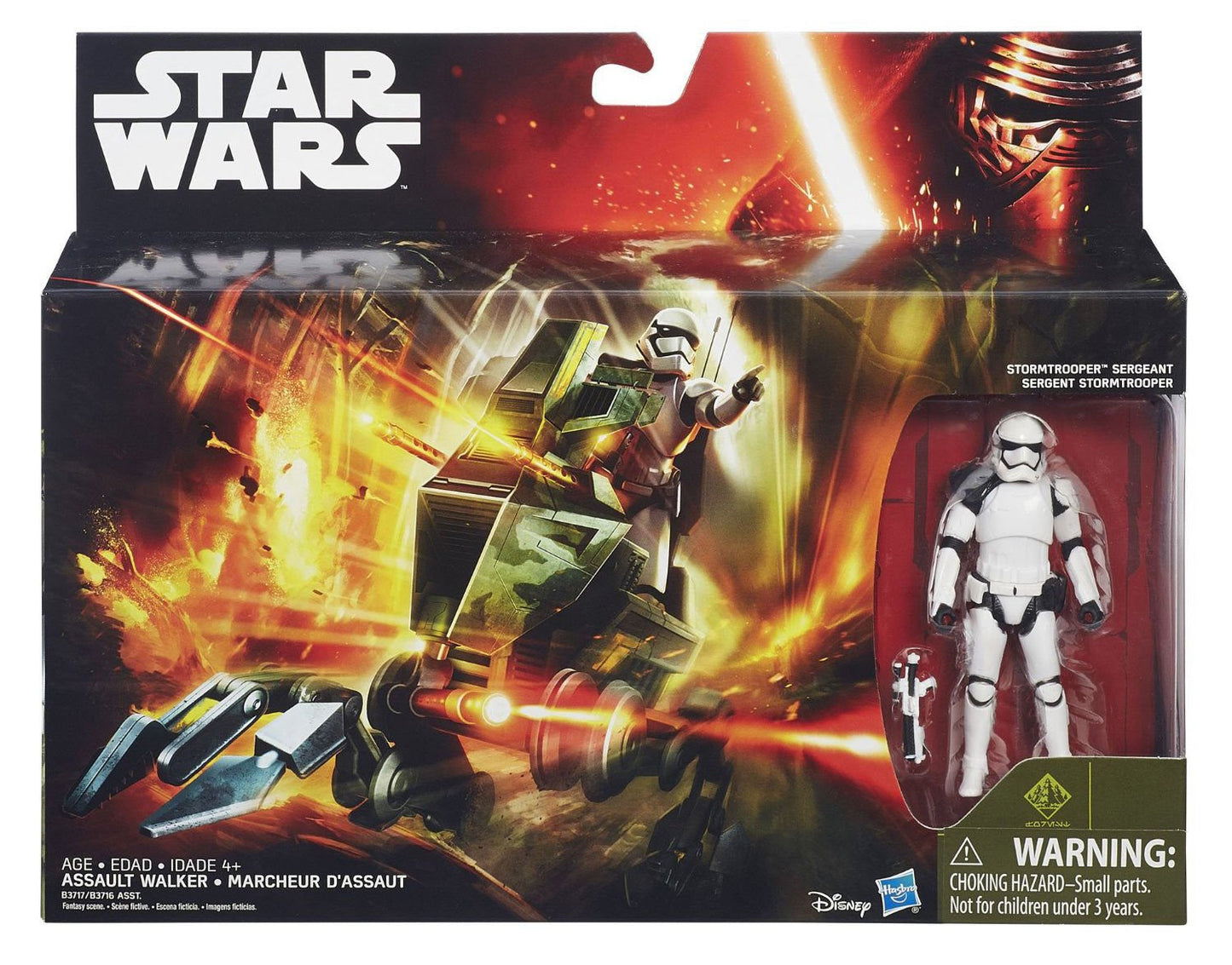 Star Wars Episode VII: The Force Awakens - First Order Assault Walker with 4” Stormtrooper Officer Action Figure