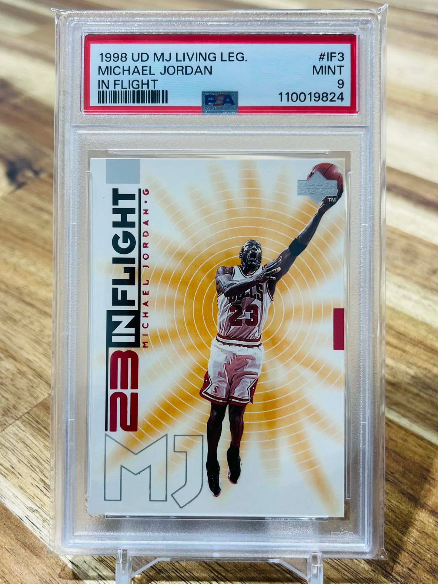 1998 Upper Deck In Flight Michael Jordan #IF3 - PSA Mint 9