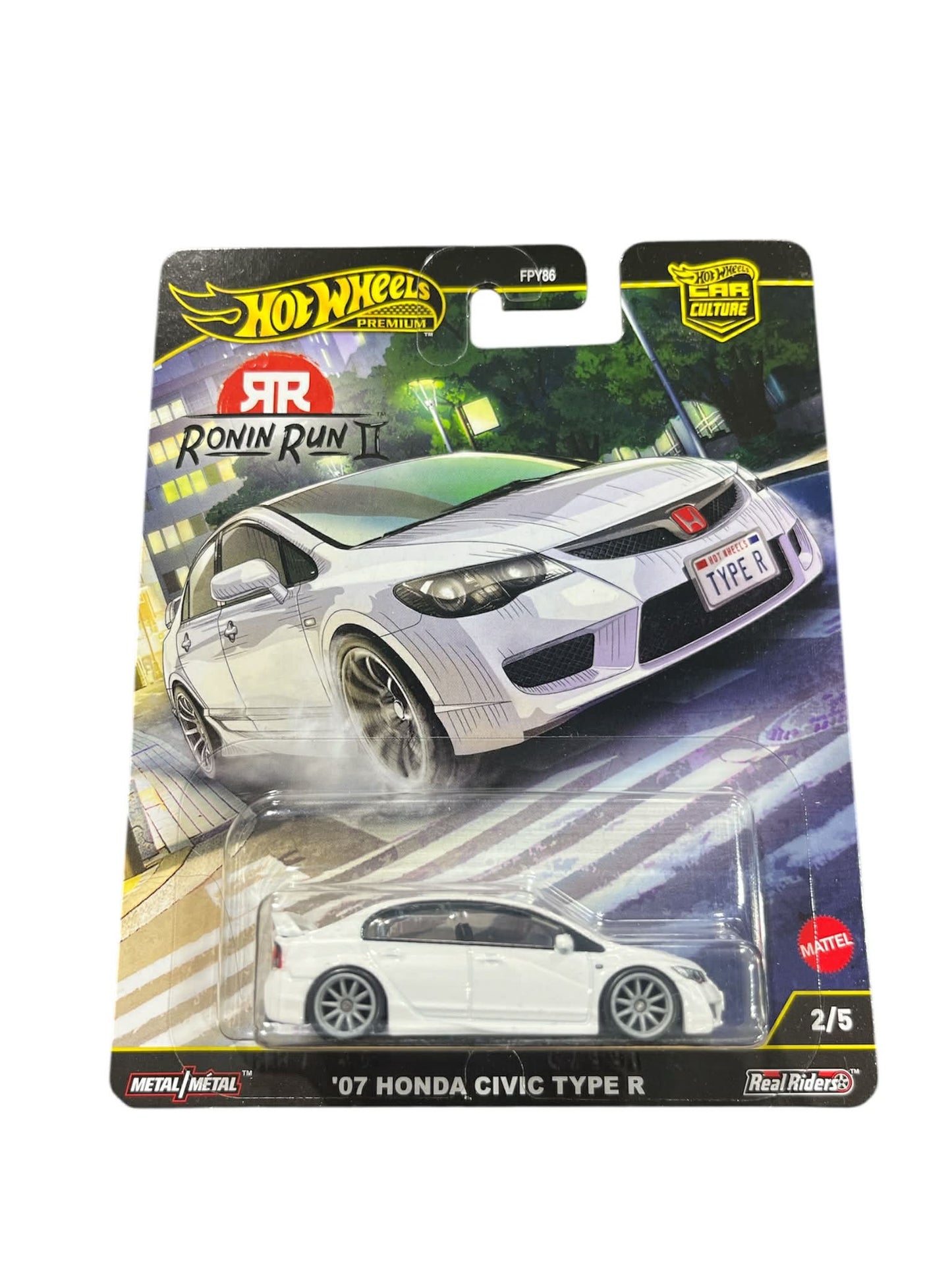Hot Wheels Premium Run Ronin II - '07 Honda Civic Type R