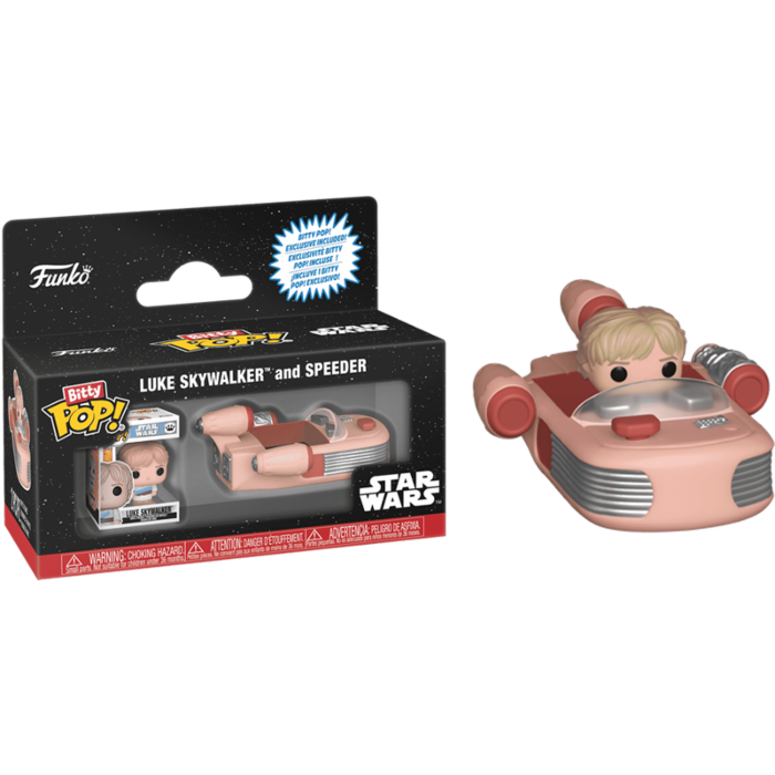 Star Wars - Luke Skywalker with Speeder Bitty Pop! Rides Vinyl Figure