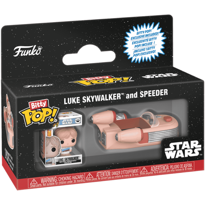 Star Wars - Luke Skywalker with Speeder Bitty Pop! Rides Vinyl Figure