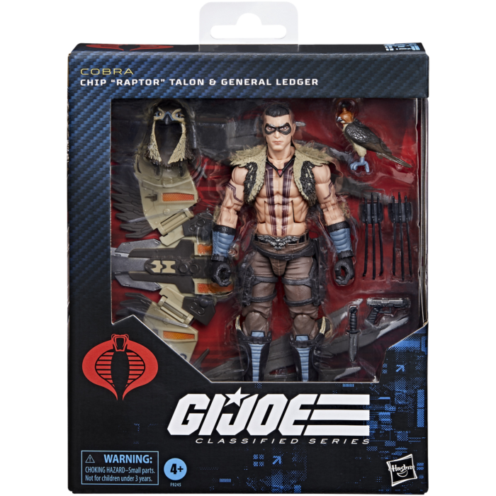 G.I. Joe - Chip "Raptor" Talon & General Ledger Classified Series Deluxe 6" Scale Action Figure