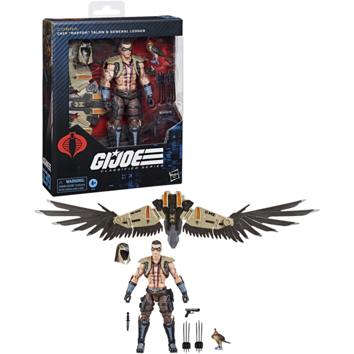G.I. Joe - Chip "Raptor" Talon & General Ledger Classified Series Deluxe 6" Scale Action Figure