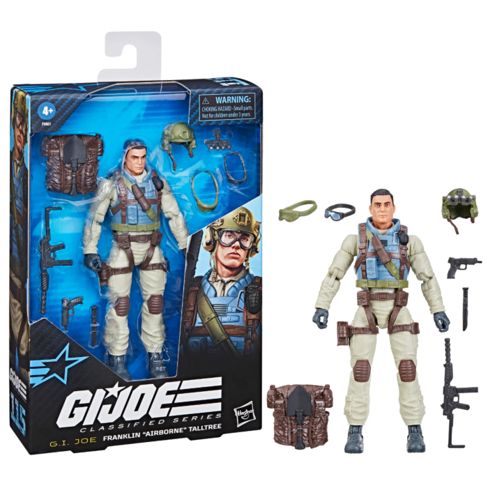 G.I. Joe - Franklin "Airborne" Talltree Classified Series 6" Scale Action Figure