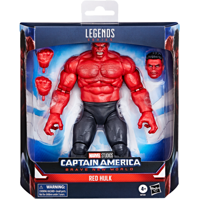 Captain America: Brave New World - Red Hulk Marvel Legends Deluxe 6" Scale Action Figure