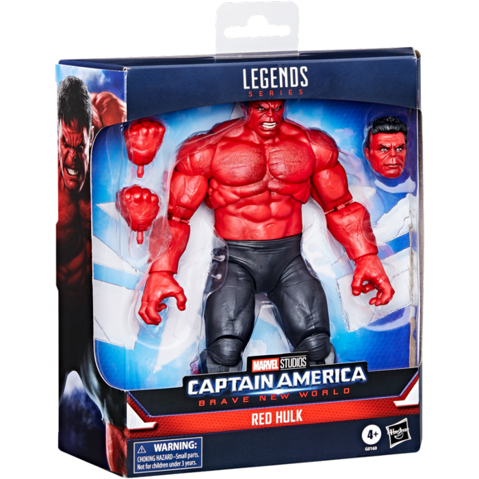 Captain America: Brave New World - Red Hulk Marvel Legends Deluxe 6" Scale Action Figure