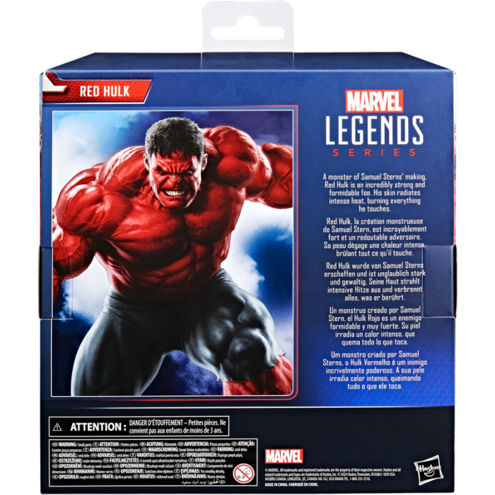 Captain America: Brave New World - Red Hulk Marvel Legends Deluxe 6" Scale Action Figure
