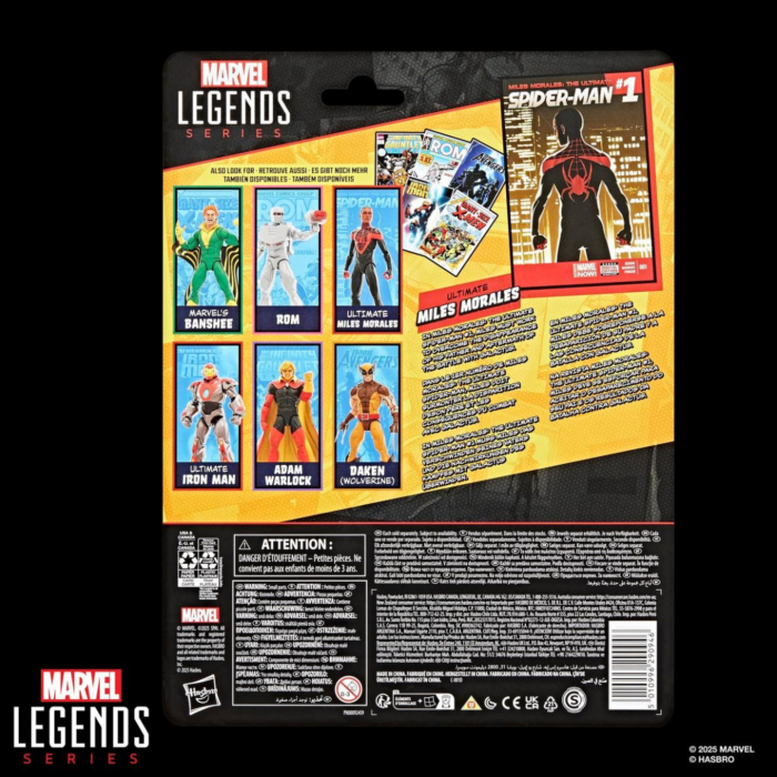 Miles Morales: The Ultimate Spider-Man - Miles Morales with Mini Comic Book Retro Marvel Legends 6" Scale Action Figure