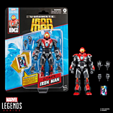 Ultimate Iron Man - Iron Man with Mini Comic Book Retro Marvel Legends 6" Scale Action Figure