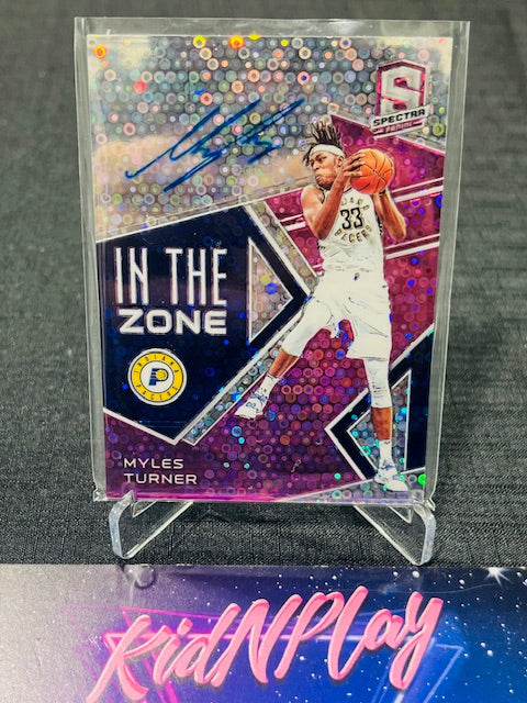 2018 PANINI SPECTRA - MYLES TURNER ON CARD AUTO /25