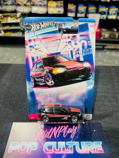 Hot Wheels Culture - 90's Street Scene - '92 Honda Civic EG