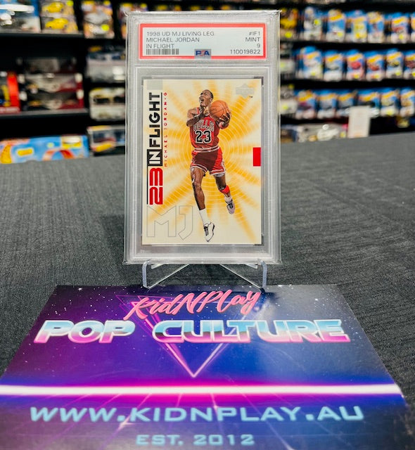 1998 UD MJ Living Legends - Michael Jordan IN FLIGHT - PSA Mint 9