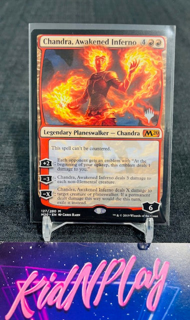 MTG: (PW Stamped) Chandra, Awakened Inferno (Near Mint) - Core Set 2020 #127/280