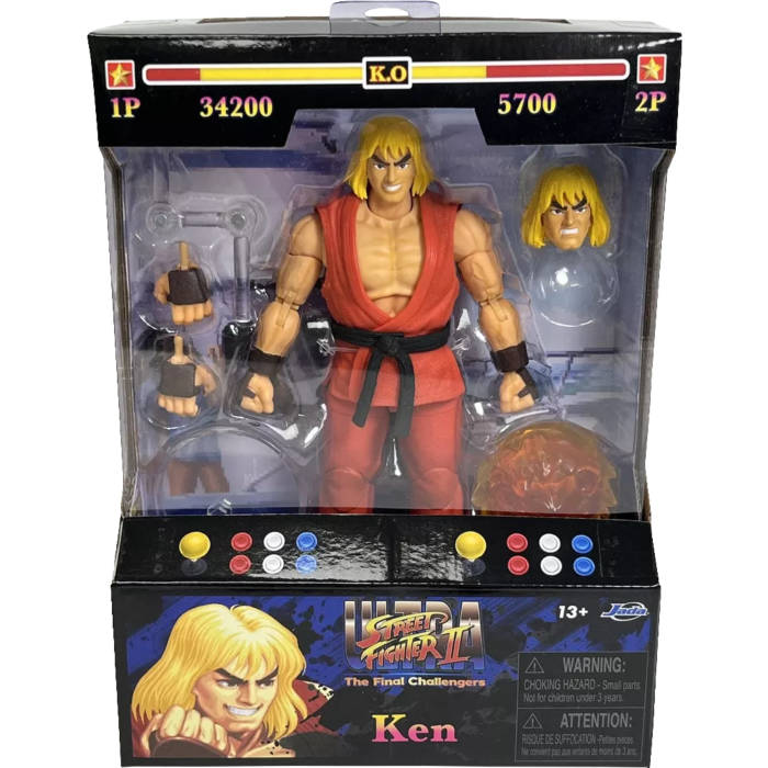 Ultra Street Fighter II: The Final Challengers - Ken 1/12th Scale Action Figure