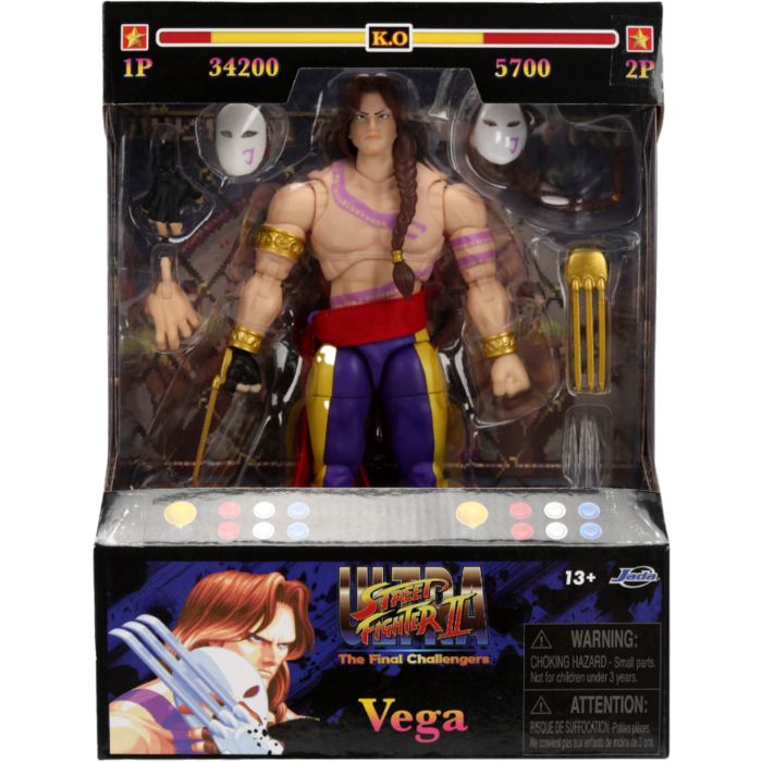 Ultra Street Fighter II: The Final Challengers - Vega 1/12th Scale Action Figure