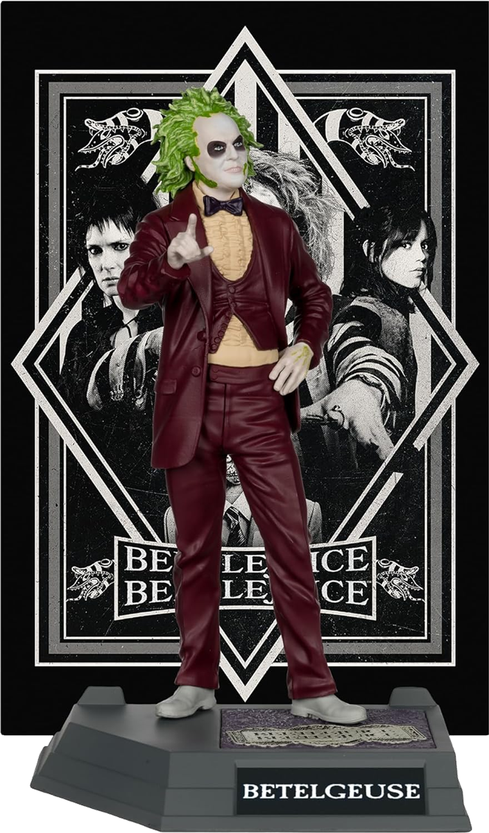 Beetlejuice Beetlejuice (2024) - Beetlejuice (Betelgeuse) Movie Maniacs 6" Scale PVC Statue
