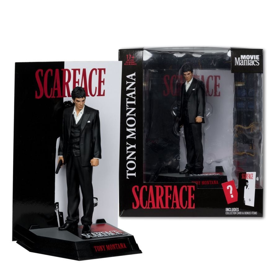 Movie Maniac's Scarface Tony Montana 6 Inch Posed Figure McFarlane