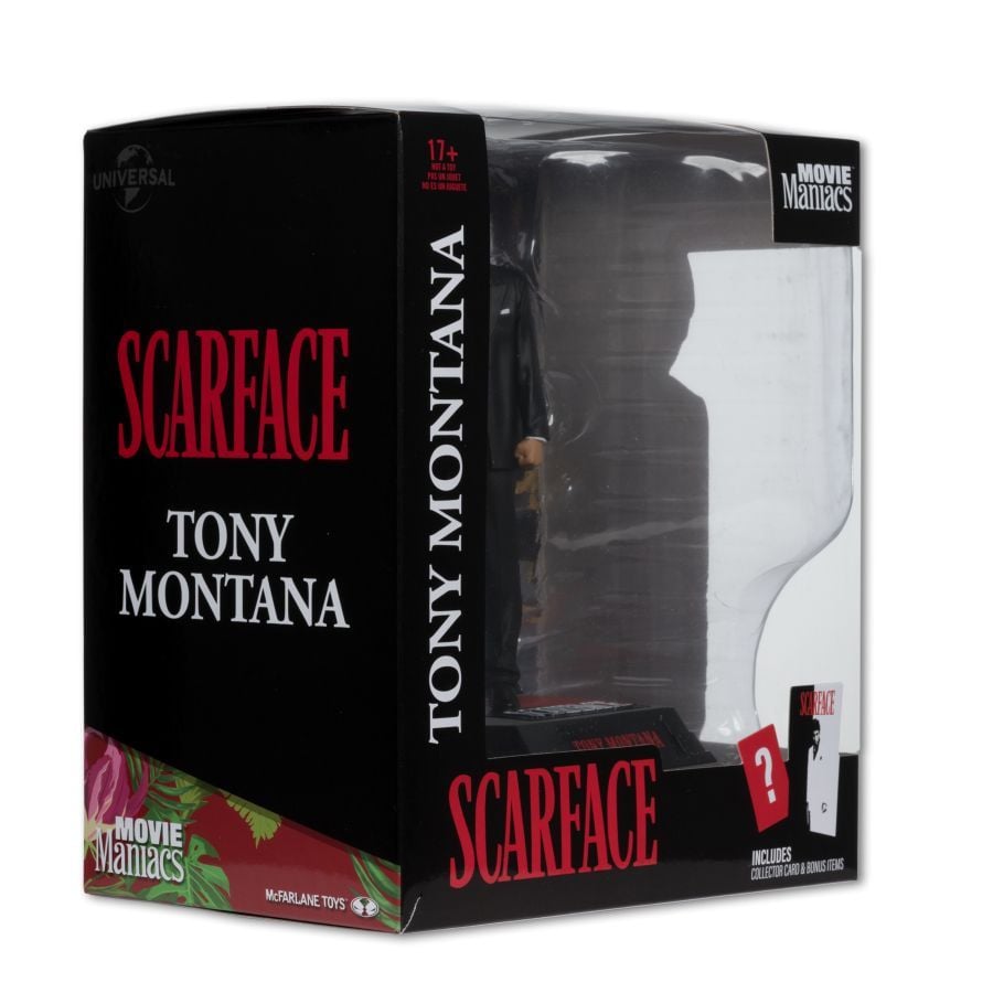 Movie Maniac's Scarface Tony Montana 6 Inch Posed Figure McFarlane