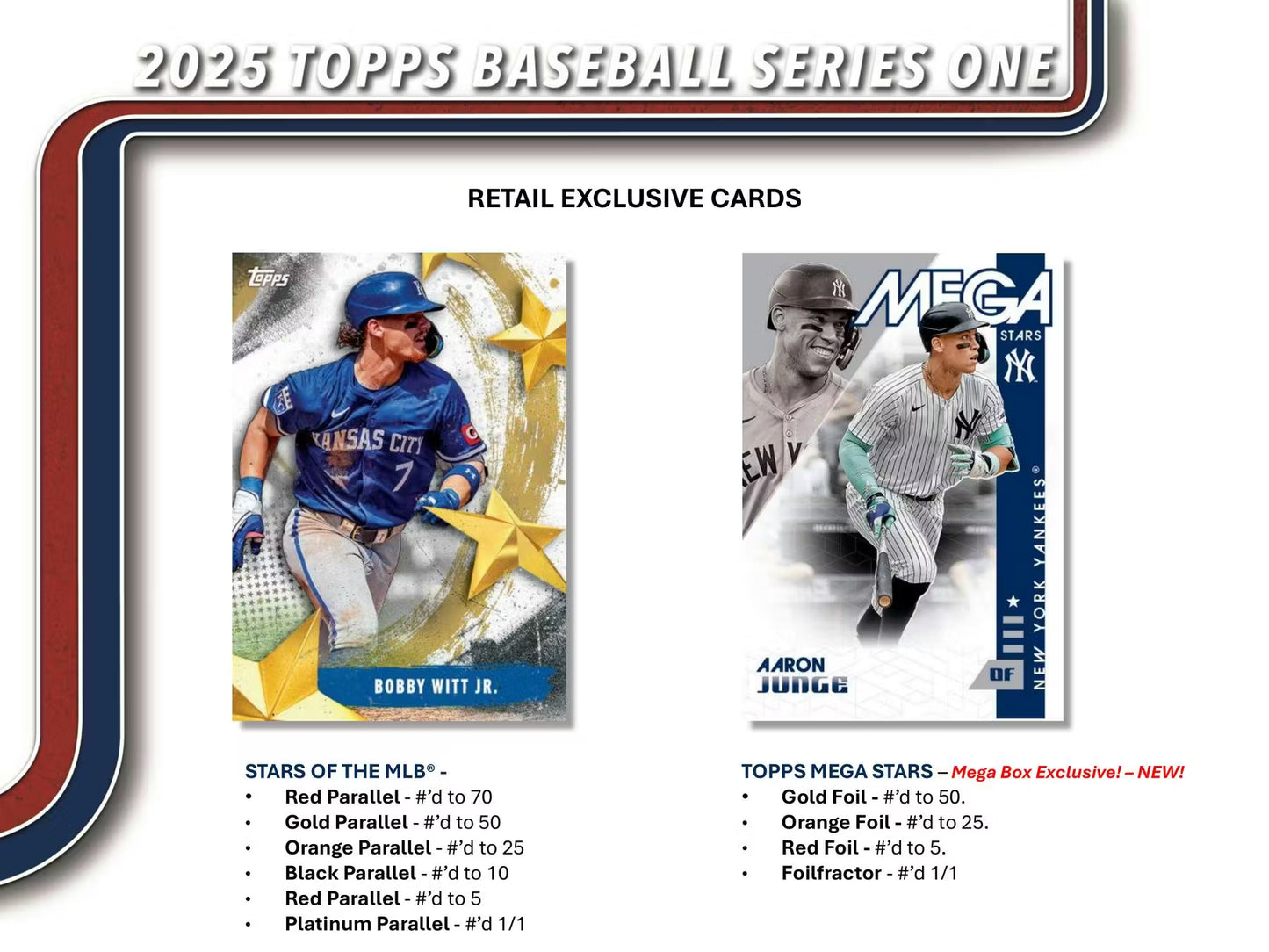2025 Topps Series 1 MLB Baseball 7-Pack Blaster Box