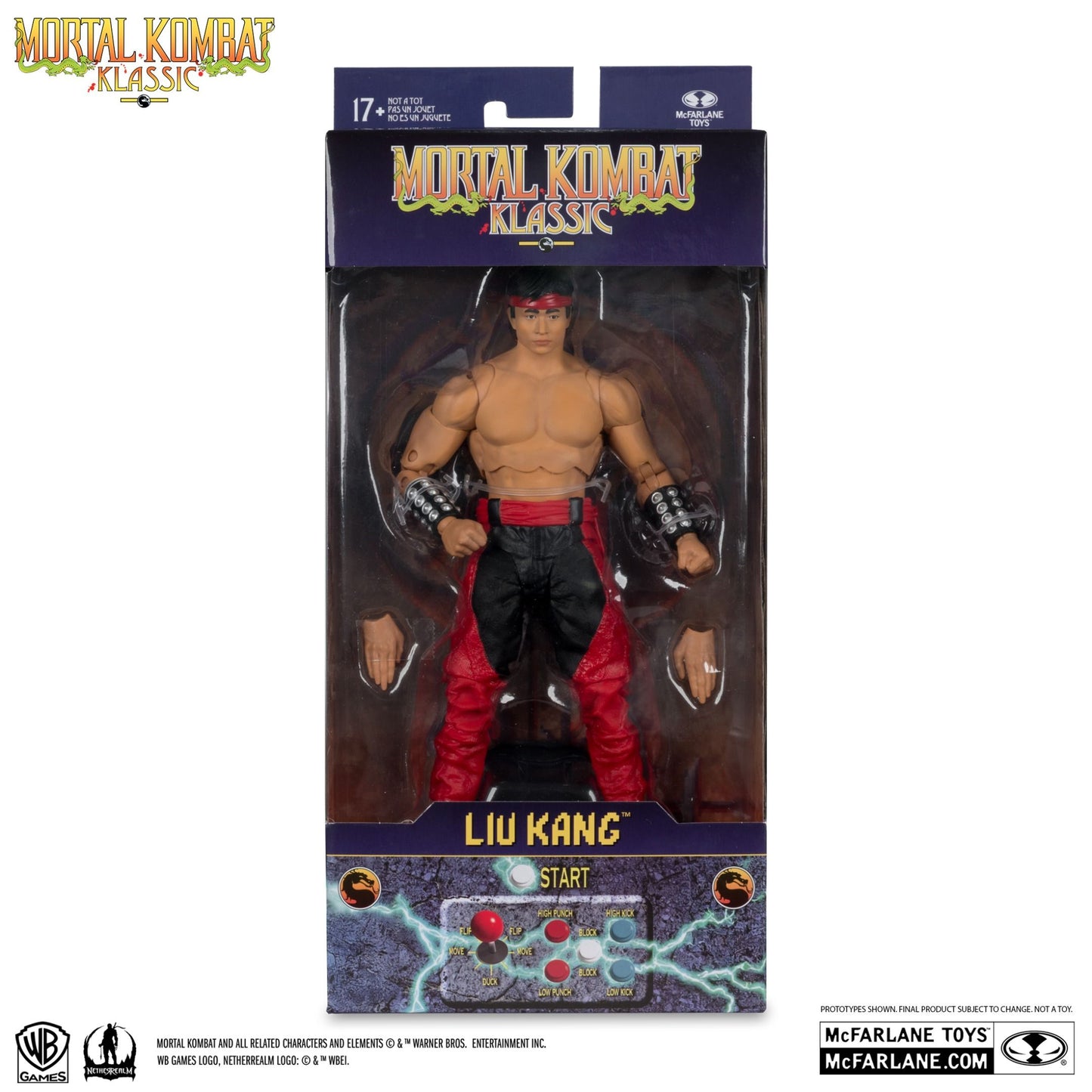 Mortal Kombat Klassic Liu Kang 7" Action Figure