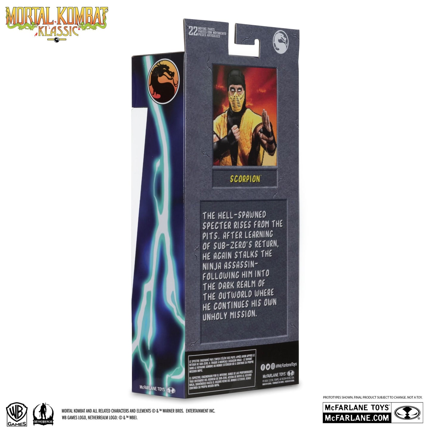 Mortal Kombat Klassic Scorpion 7" Action Figure