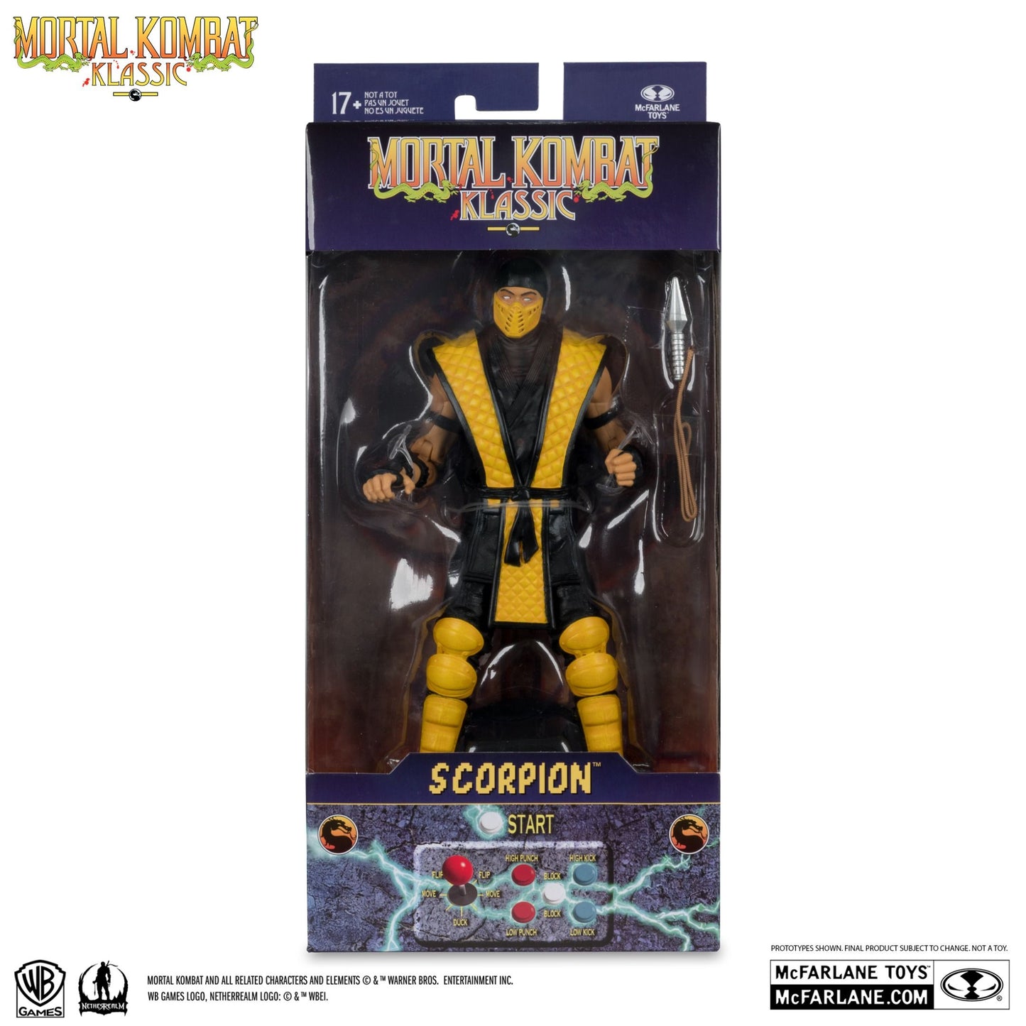 Mortal Kombat Klassic Scorpion 7" Action Figure