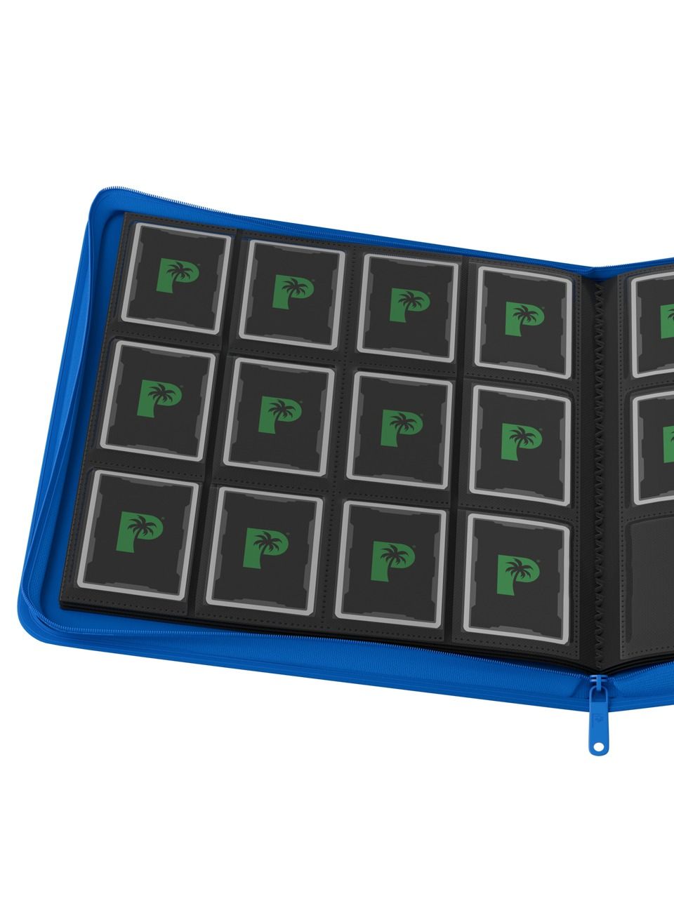 Palms Off Gaming Collector's Series 12 Pocket Zip Binder (Blue)