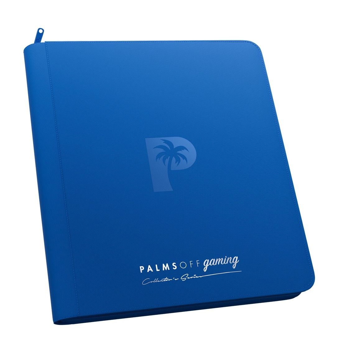 Palms Off Gaming Collector's Series 12 Pocket Zip Binder (Blue)