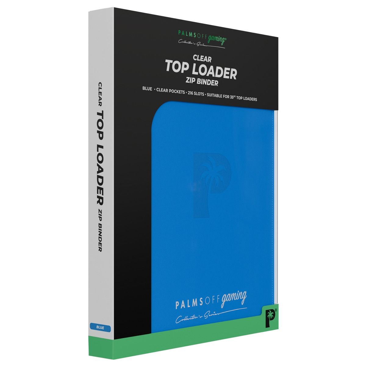Palms Off Gaming Collector's Series 9 Pocket Top Loader 216 Capacity Zip Binder