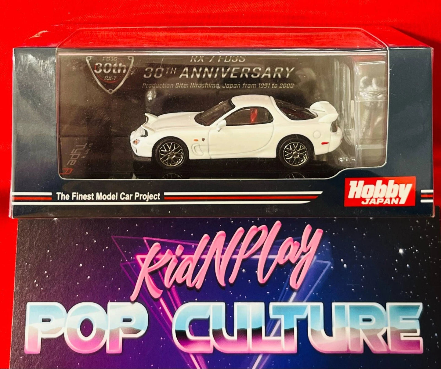 Hobby Japan 1/64 Mazda RX-7 FD3S Sprit R Type A (White) 30th Anniversary