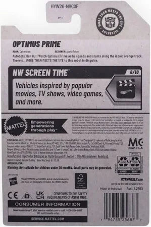 Hot Wheels Optimus Prime 104/250 - 2025 Mainline A