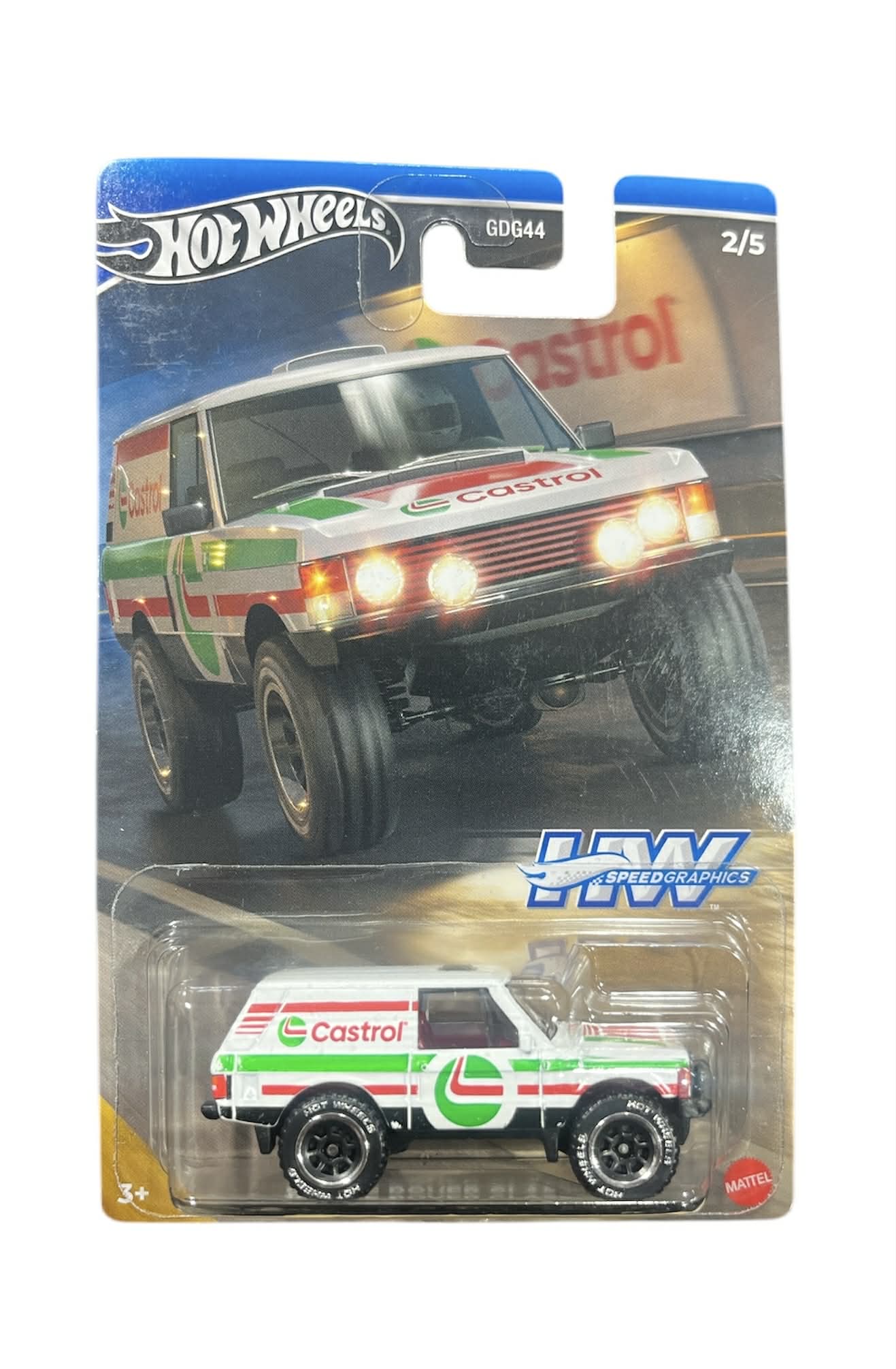 Hot Wheels Silver Series Castrol   - Range Rover Classic