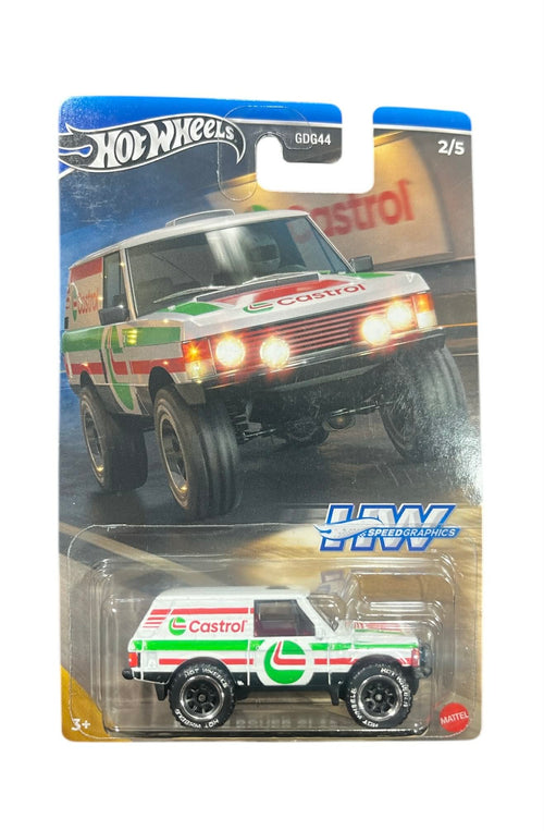 Hot Wheels Silver Series Castrol   - Range Rover Classic