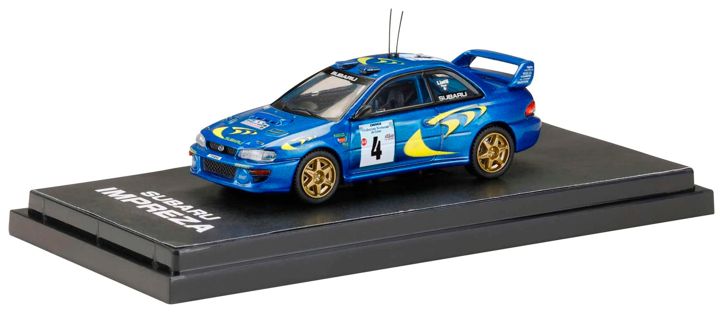 Hobby Japan 1/64 SUBARU IMPREZA WRC 1997 #4 TOUR DE CORSE