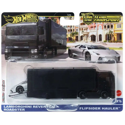 Hot Wheels Car Culture Team Transport - Lamborghini Reventon Roadster & Flipside Hauler