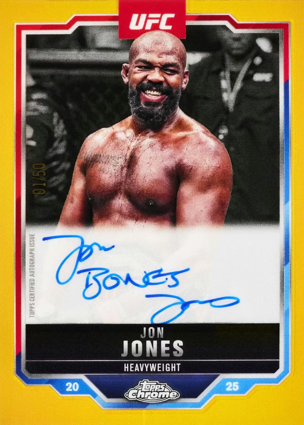 2025 Topps Chrome UFC Sapphire Edition Box