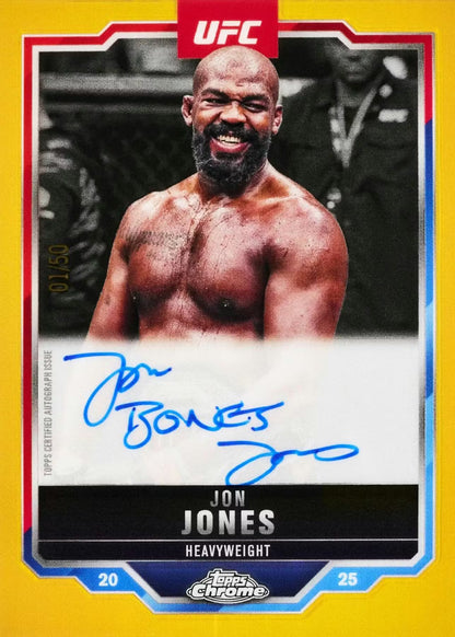 2025 Topps Chrome UFC Sapphire Edition Box
