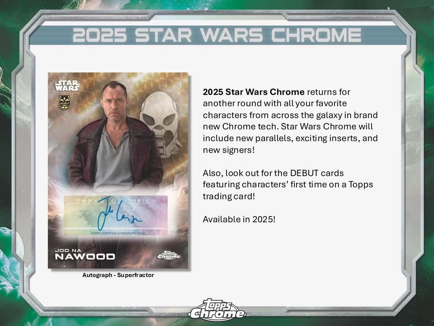 2025 Topps Chrome Star Wars Blaster Box