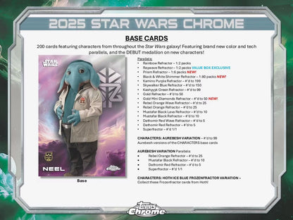 2025 Topps Chrome Star Wars Blaster Box