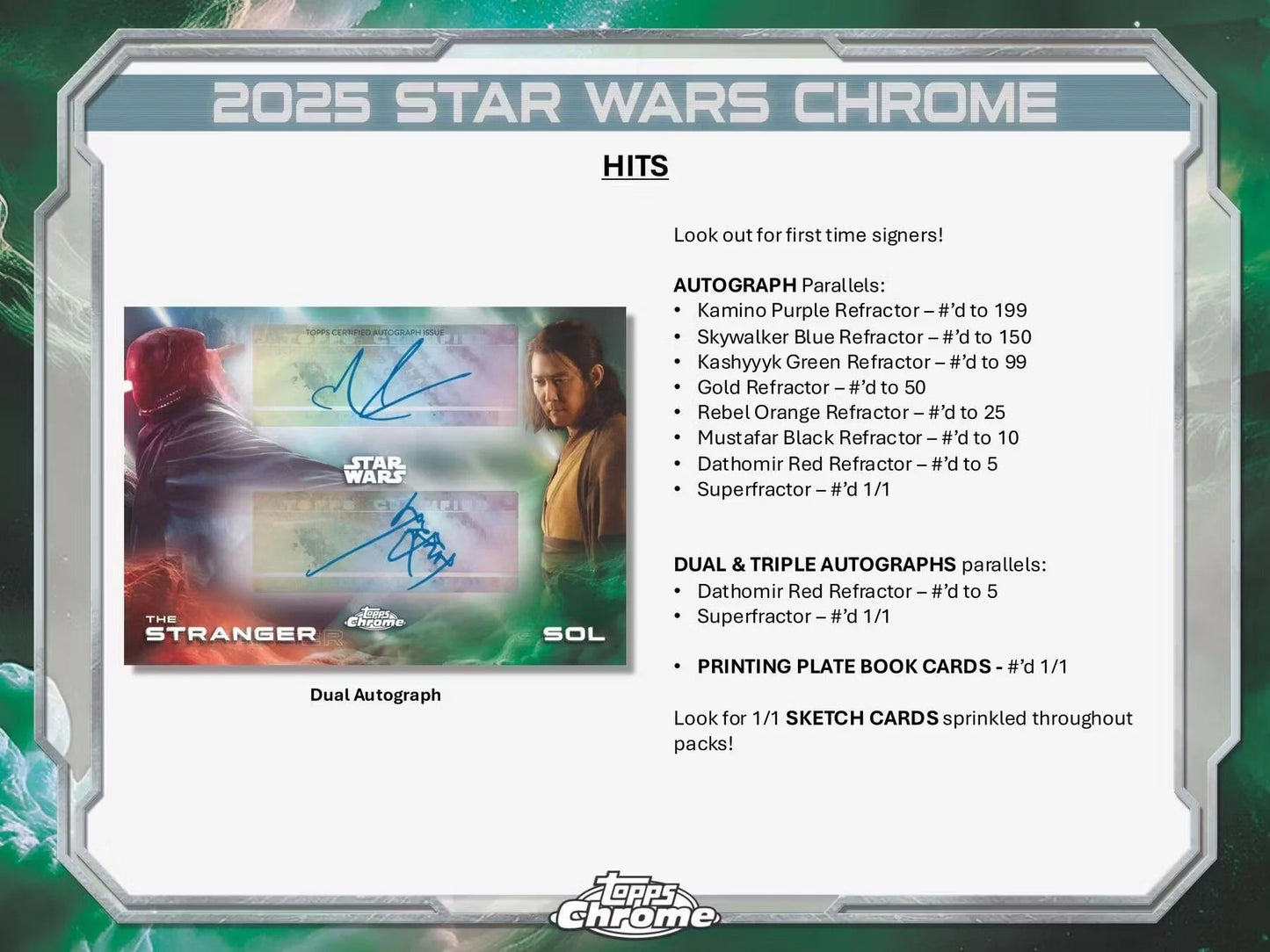 2025 Topps Chrome Star Wars Blaster Box