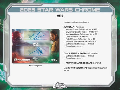 2025 Topps Chrome Star Wars Blaster Box