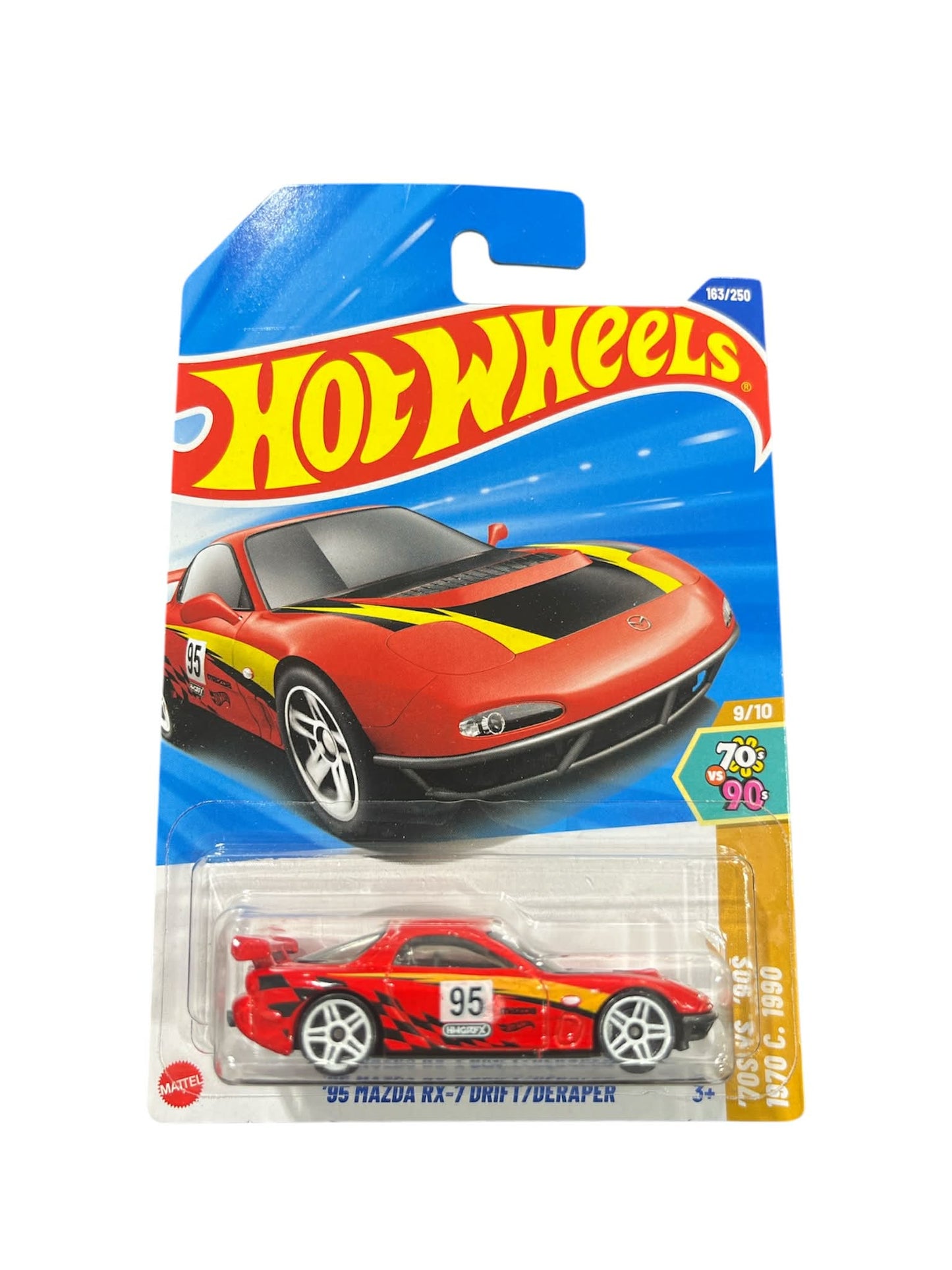 2025 Hot Wheels 70's Vs 90's - '95 Mazda RX-7 Drift