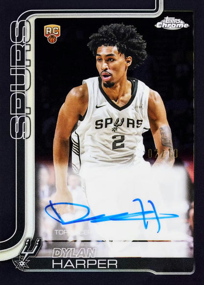 2025-26 Topps Chrome Basketball 7 Pack Blaster Box (Pre Order) Dec-25-Jan 26)