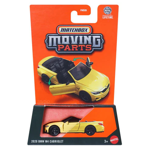 Matchbox - Moving Parts - 2020 BMW M4 Cabriolet