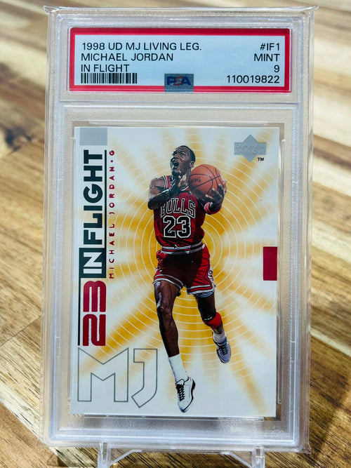 1998 Upper Deck In Flight Michael Jordan #IF1 - PSA Mint 9